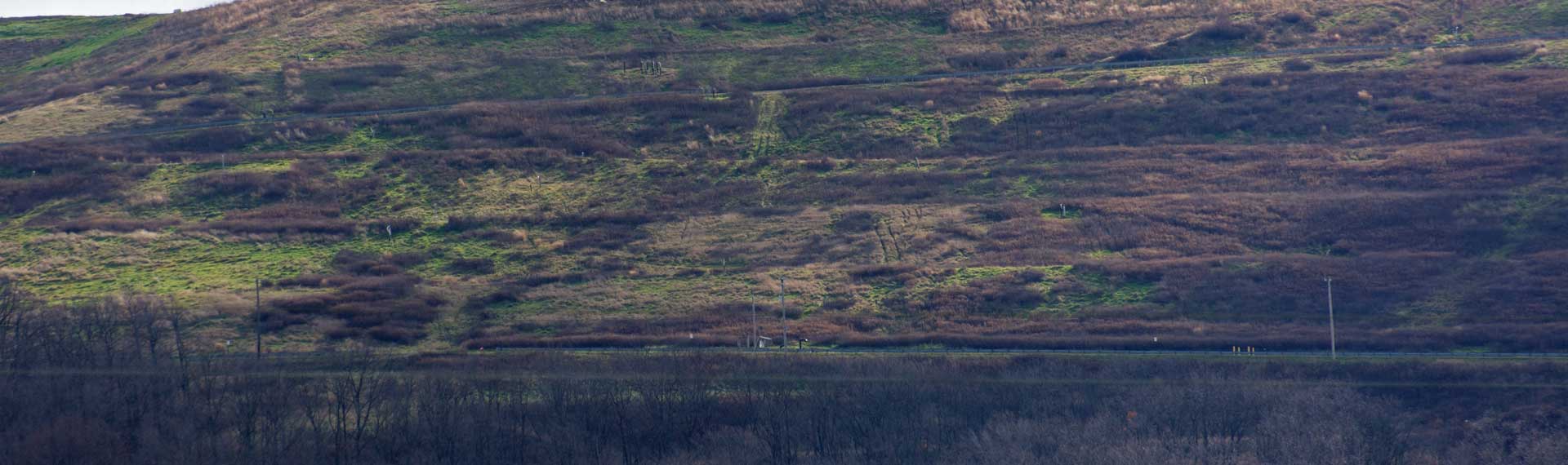 North Slope with a long lens from Churchtown
